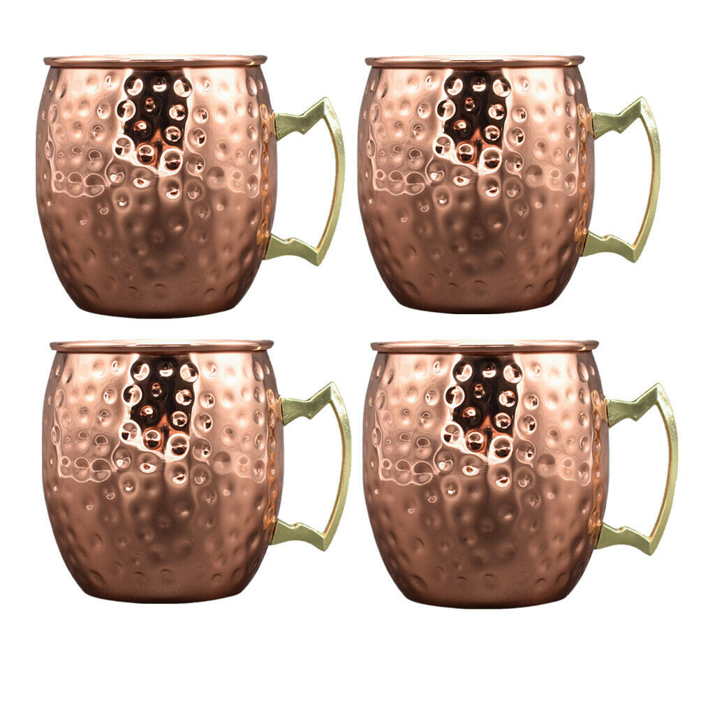 Stainless Steel Moscow Mule Hot Drink Coffee Chocolate Tea Travel Mug #