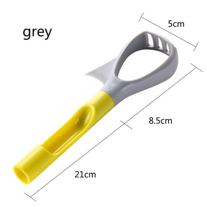 Kitchen 5-in-1 Avocado Slicer Fruit Tool Plastic Vegetable Masher Por..l8