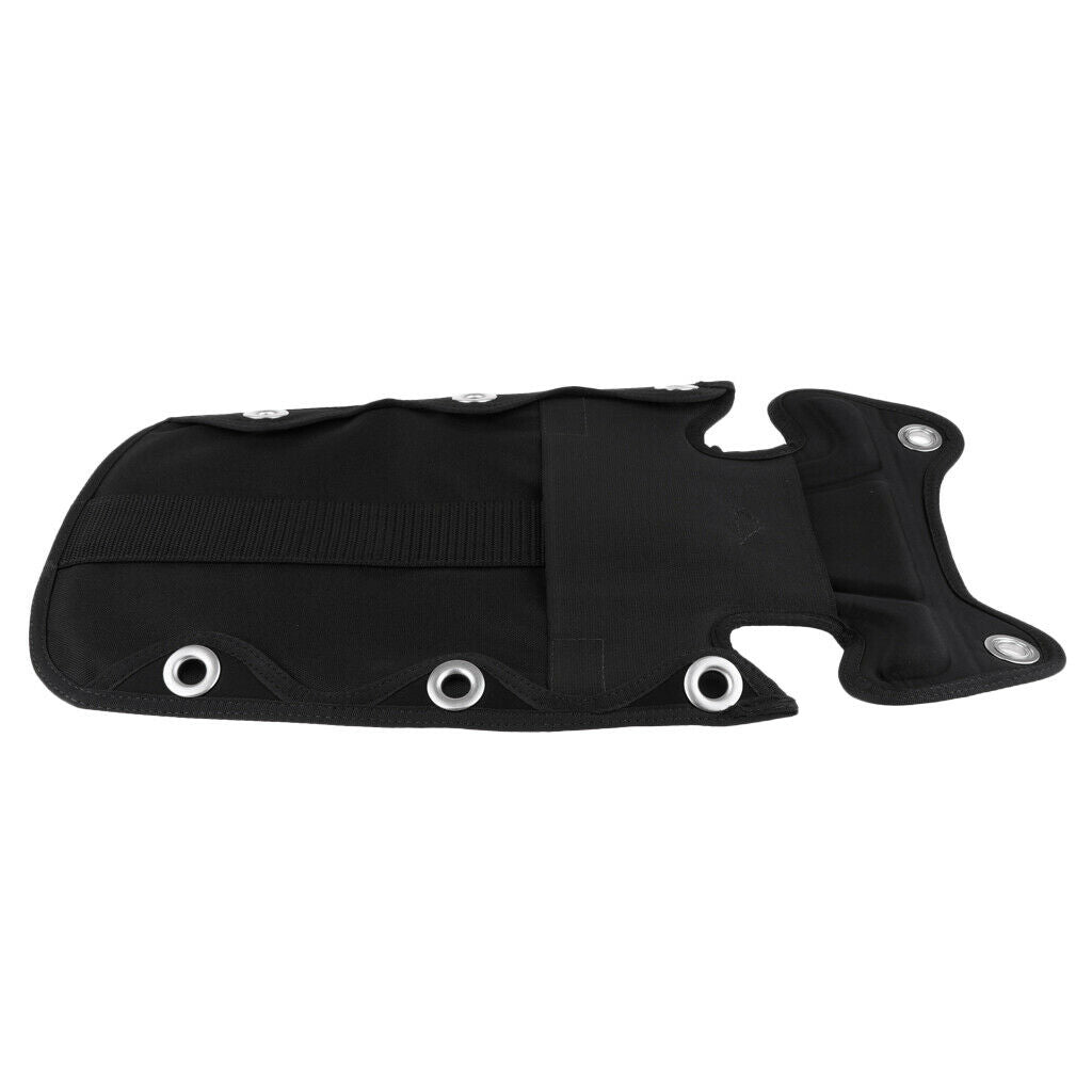 Universal Scuba Diving Back Plate Backplate Storage Pocket for Dive Harness