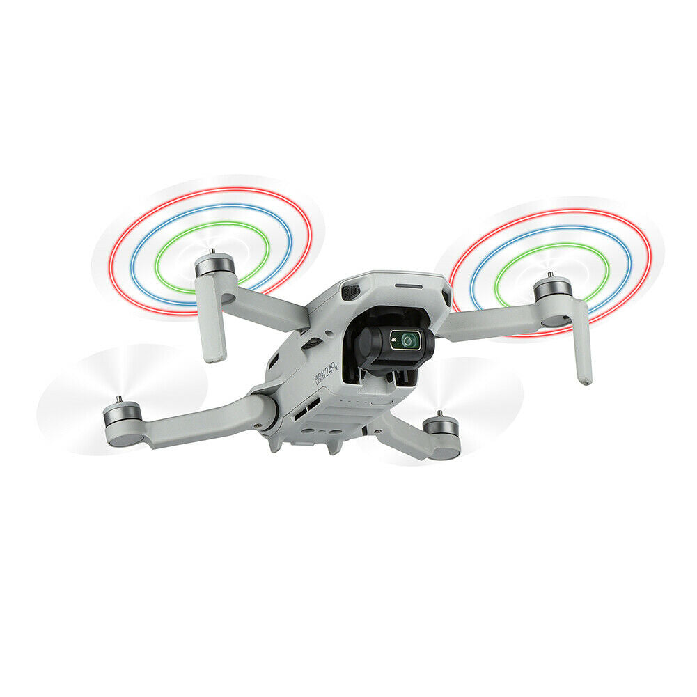 Rechargeable LED Light Flash Low-Noise Quick-Release Propellers for DJI Mini 2
