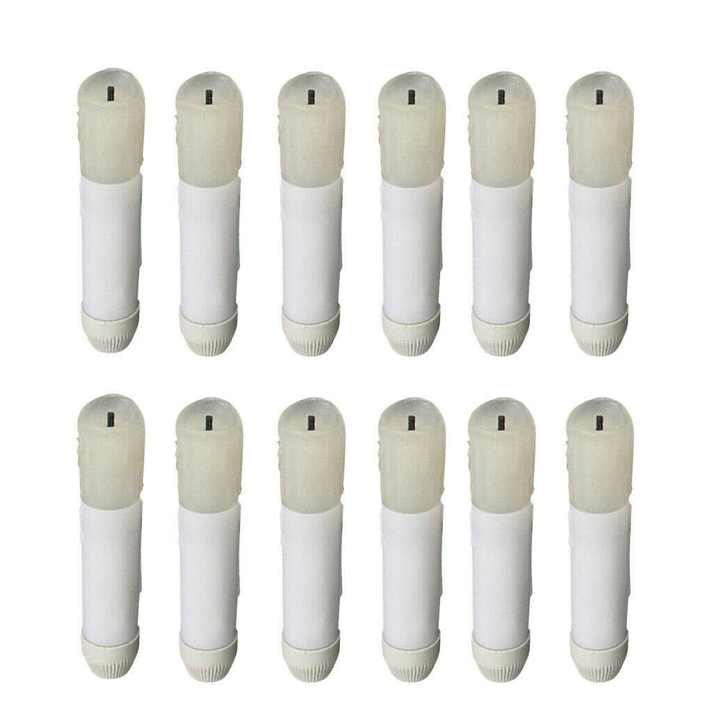 12 Pieces 105mm Tall Electric LED Candle Flameless Candle for Party Decor  B