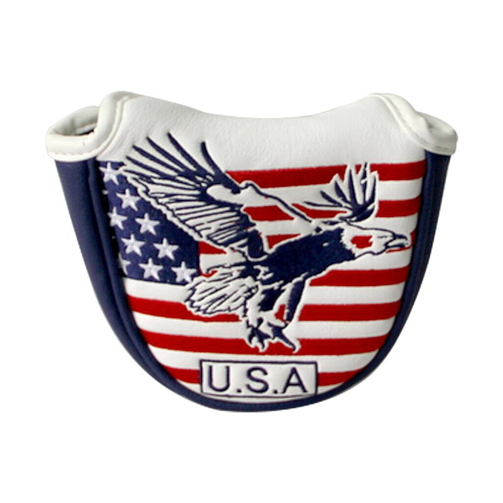 Square Golf Putter Head Covers & Magnetic Closure for Most Brands Blade -