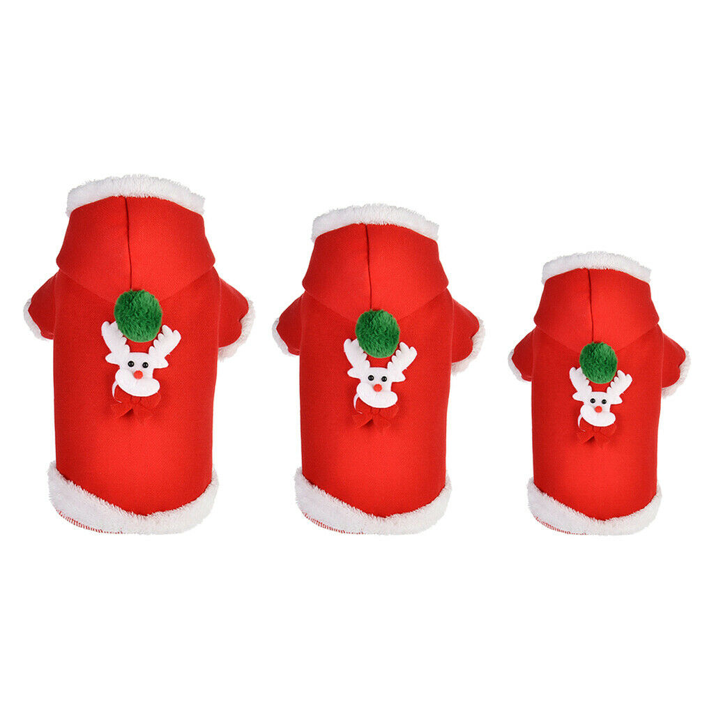 Dogs Winter Coat Pajamas Padded Vest - Cute Dog Jacket - Warm Pet Jumpsuit S
