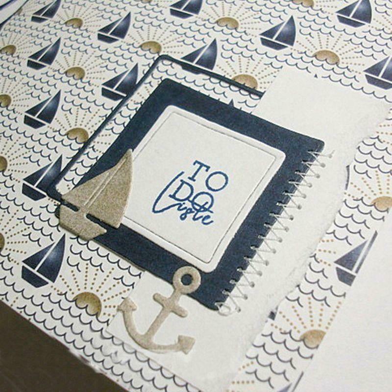 Sailing Lighthouse Metal Cutting Dies Stencil Scrapbooking DIY Album Stamp Paper