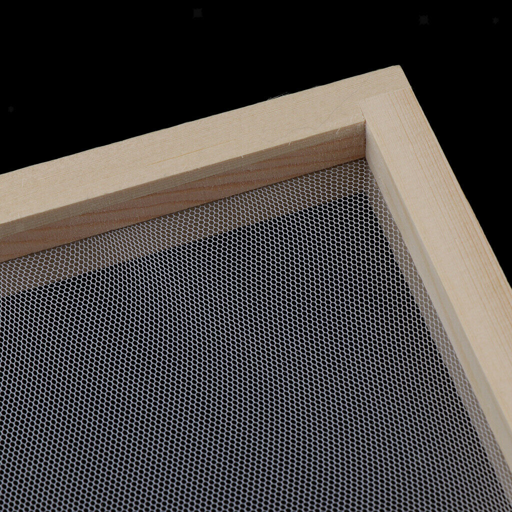 2pcs Wooden Deckle Paper Making Mould Frame Screen DIY Handmade Paper Tool
