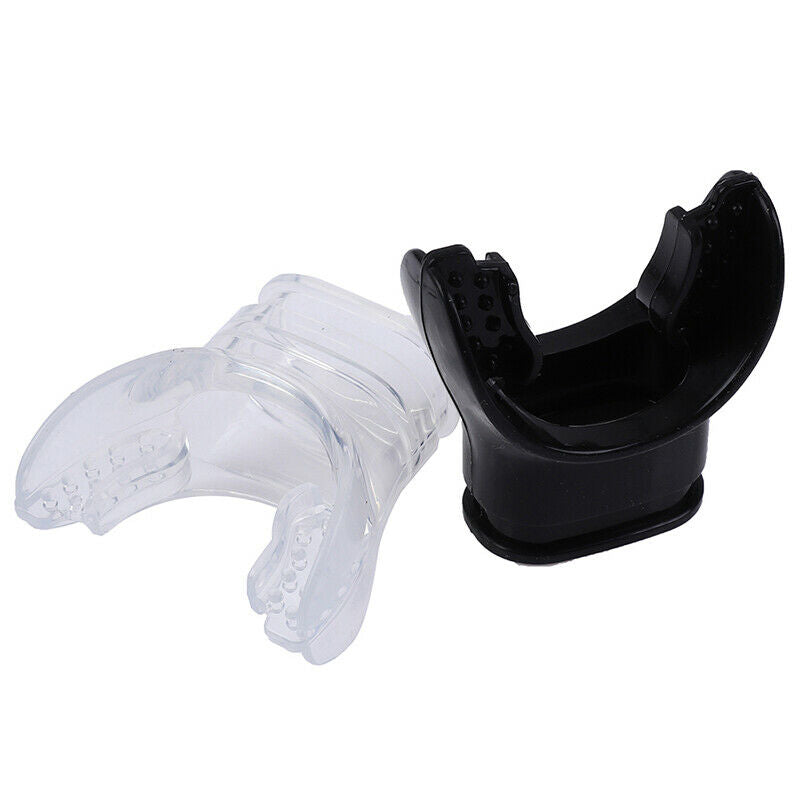 2Pcs Soft Silicone Mouth Dive Breathing Tube Mouthpiece Snorkeling RegulatorUS
