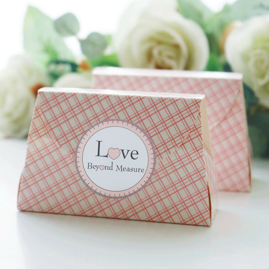 Pink Handbag Candy Boxes Party Favor Gift Boxes Set of 12