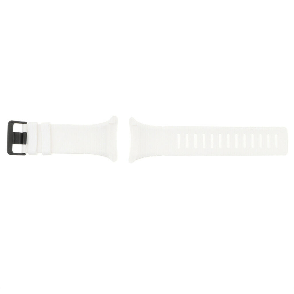 Silicone Wristband TPU Strap For Suunto Core Series Sport Watch Band white