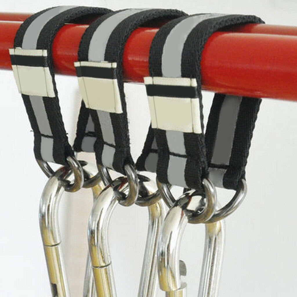 2x 25cm Nylon Camping Sleeping Hammock Straps Garden Swing Hammock Ropes