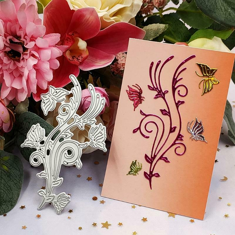 Butterfly Flower Metal Cutting Dies Stencil DIY Scrapbooking Album Paper Card