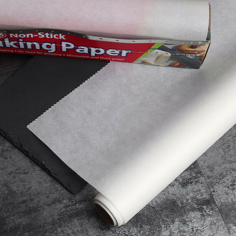 5M Baking Paper BBQ Double-sided Non Stick Silicone Oil Paper Cake Parchm.l8