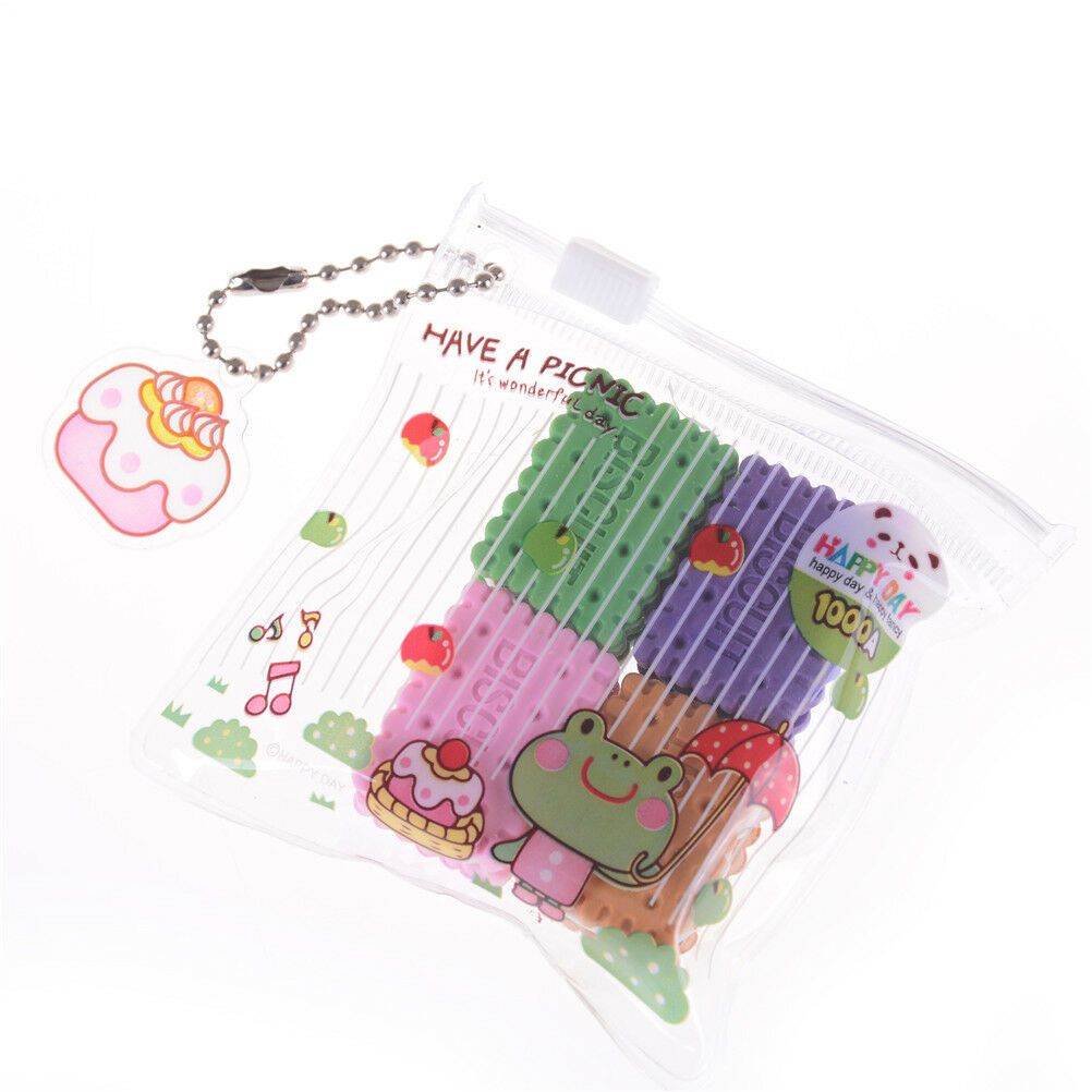 Food Rubber Pencil Eraser Stationery Novelty Children Kids Party、N+jJC.l8