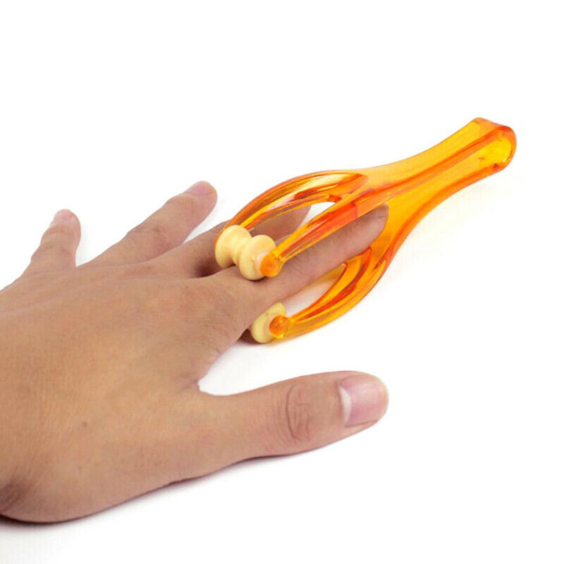 Finger Joints Massager Rubber Roller Hand Blood Circulation Stress Relief To LQ