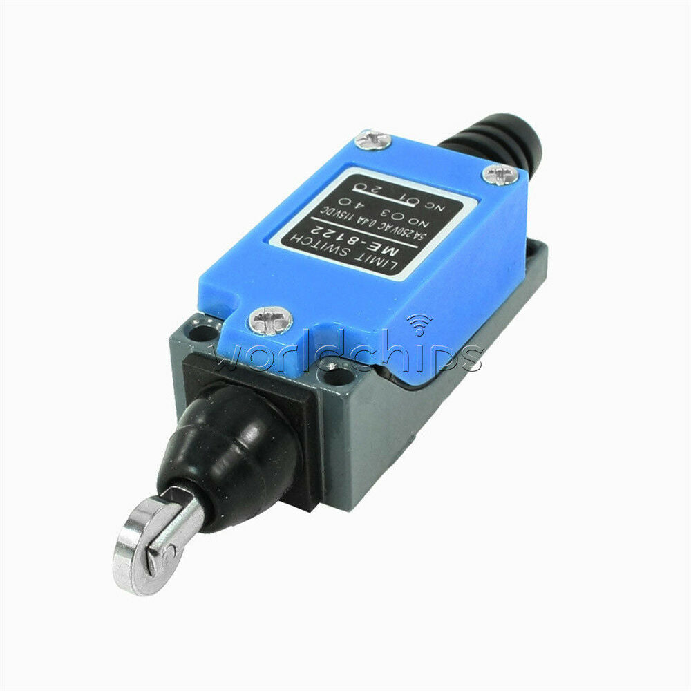AC 250V/5A DC 115V/0.4A ME-8122 Cross Roller Plunger Momentary Mini Limit Switch