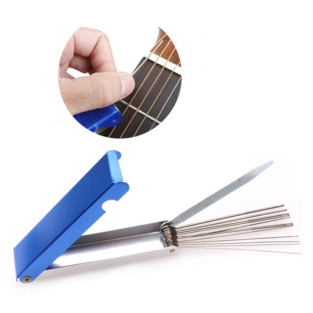 Guitar Nut Bridge File Set Luthier Tool for Acoustic Electric Guitar