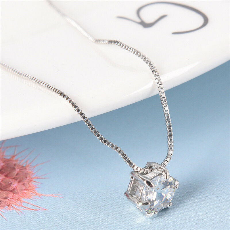 Crystal Pendant Necklace Long Chain Alloy Wedding Accessories Jewelry Womeh3 Qx