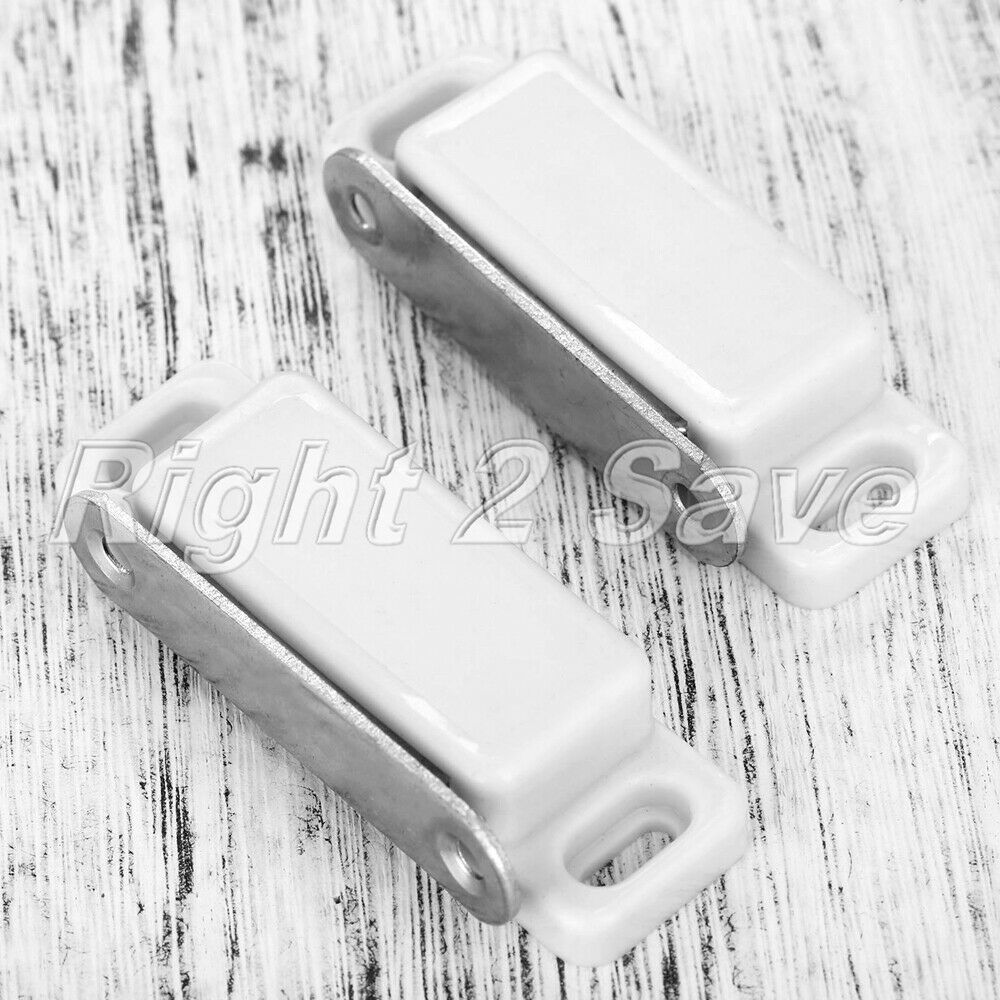 74*23mm Magnetic Cupboard Door Catch Strong Furniture Cabinet Latches & Screws