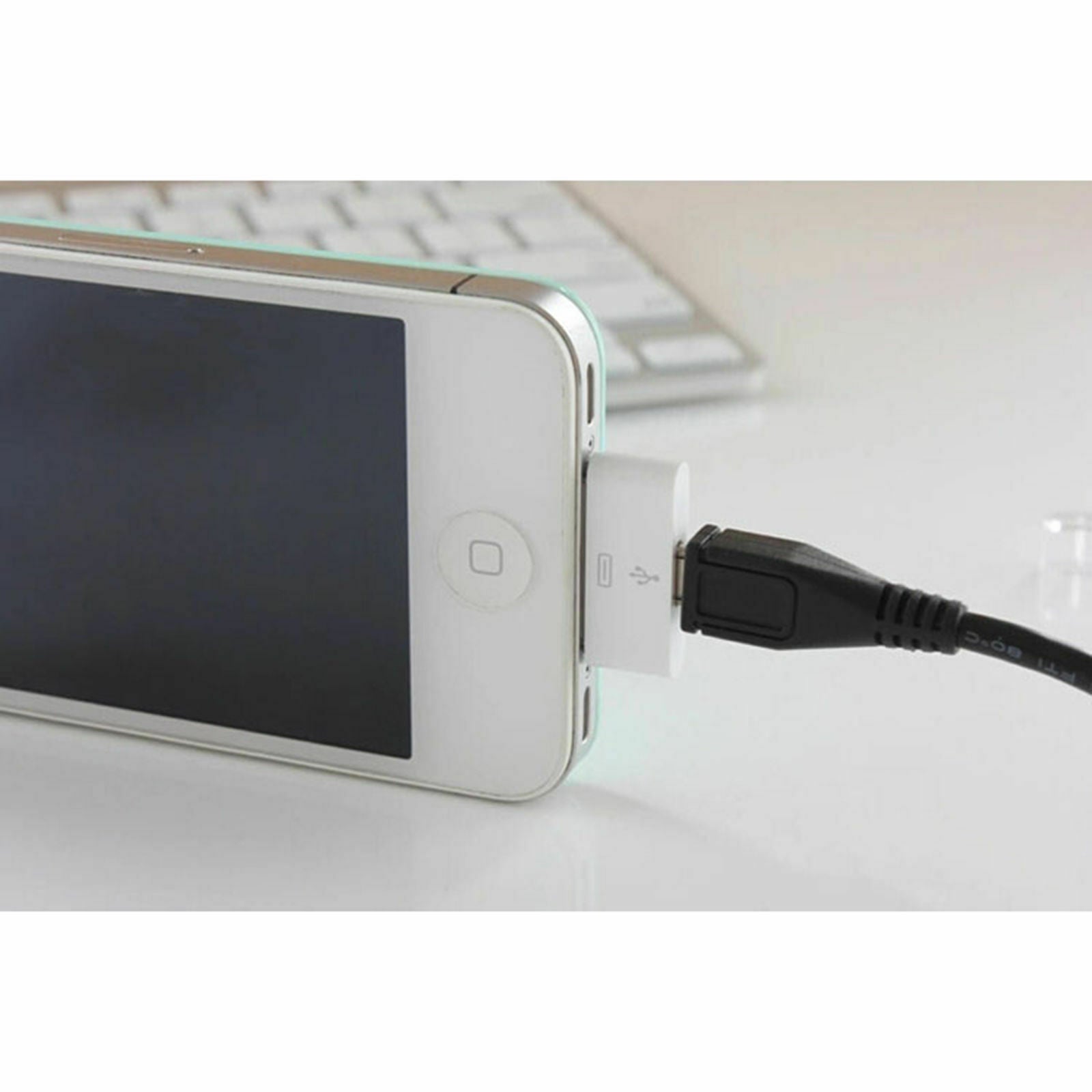 Brand New Micro USB To 30 Pin Charger Adapter For iPhone4/4S / iPad 2/3 / iPod