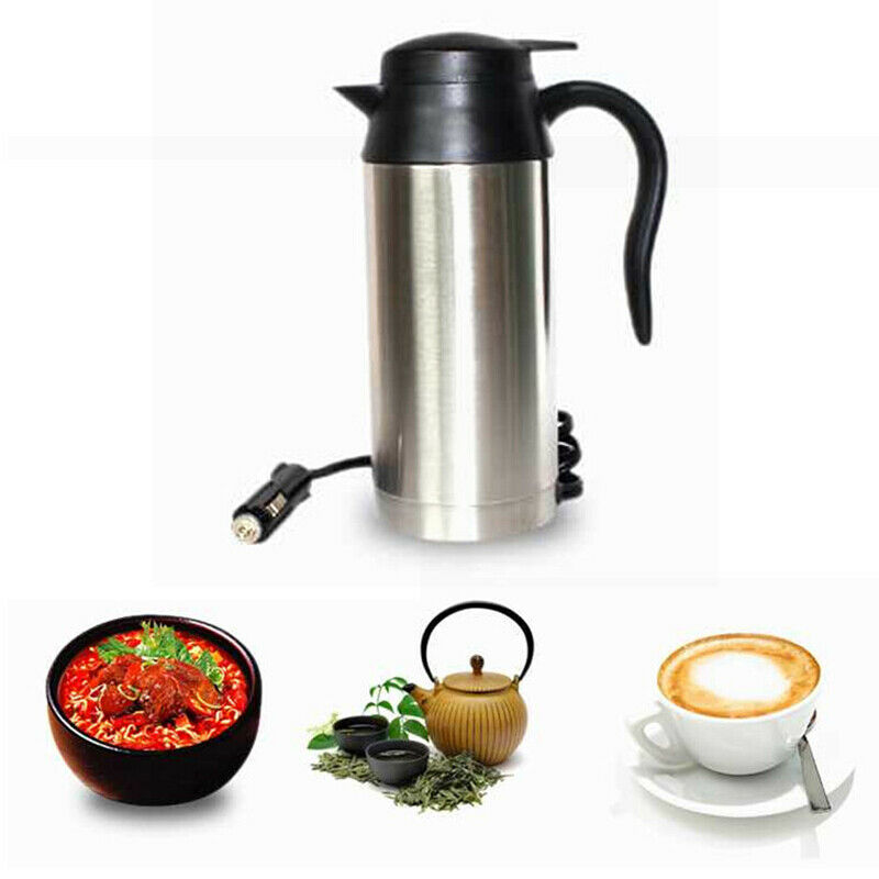 800ml 24V 240W Heating Cup Car Truck Kettle Hot Water Heater Bottle Tea Coffee