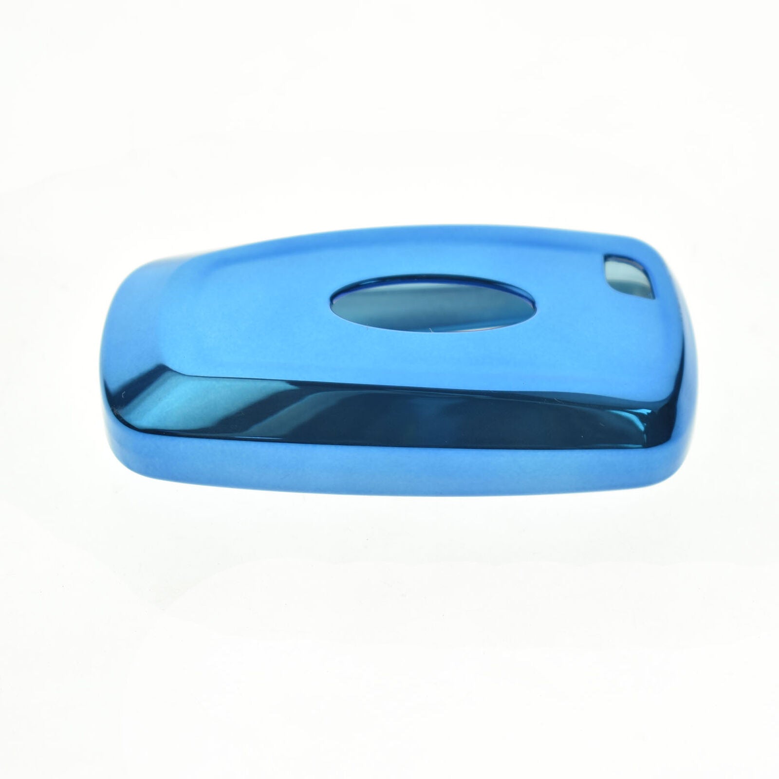 Smart Car Key Fob Chain Cover Case Ring For Ford Mondeo Lincoln Blue