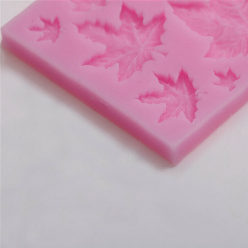 Silicone Maples Molds Chocolate Cake Mold Decor Fondant Cookie Baking Mou.l8