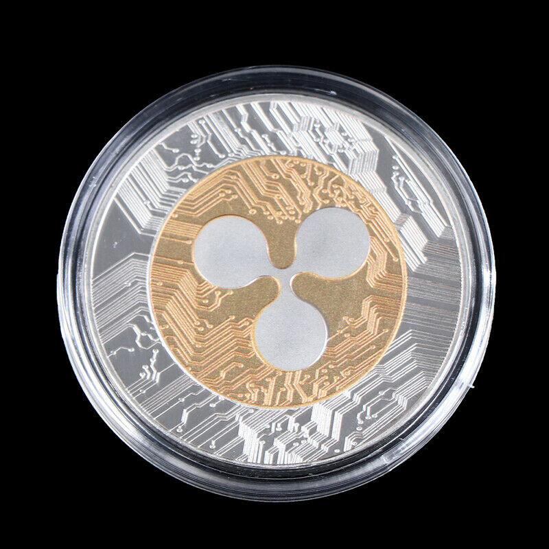 1pc Ripple coin XRP CRYPTO Commemorative Ripple XRP Collectors Coin G Jc