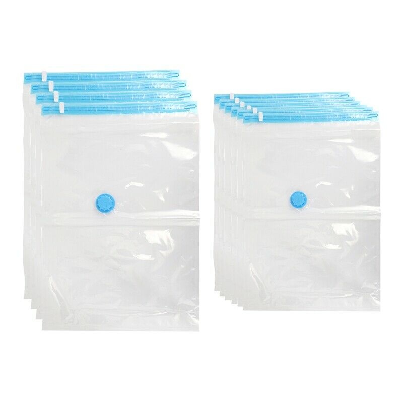 Vacuum bag 10 pieces Set 2 sizes 6 pieces 40x60 and 4 pieces 60x80 sturdy for B8