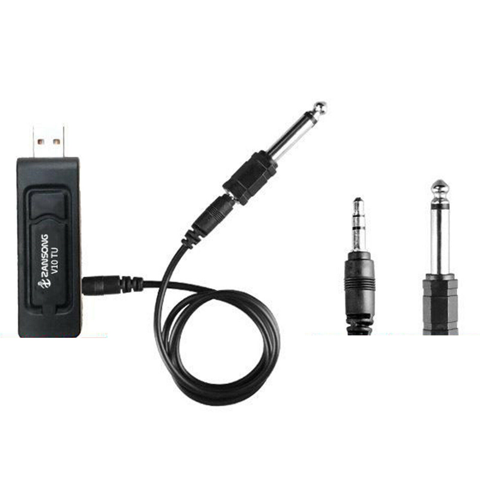 Professional VHF Portable Microphone System with USB Receiver Adapter
