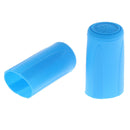 2 Pieces Microphone Battery   End Cover Slip Holder for Mic Parts Blue