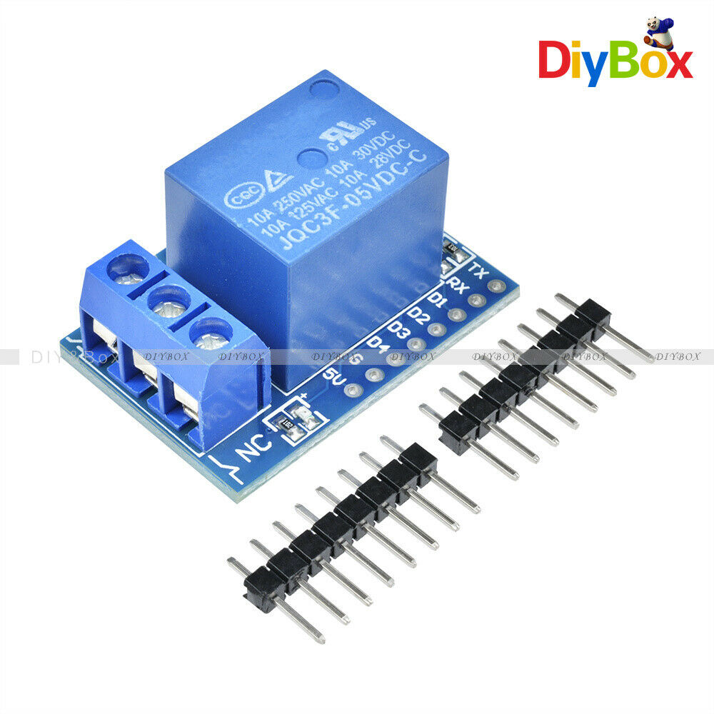 Relay Shield for Arduino WeMos D1 Mini ESP8266 Development Board D