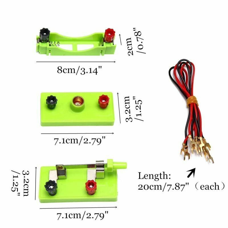 Basic Circuit Electricity Learning Kit Physics Educational ToysBDAU XC