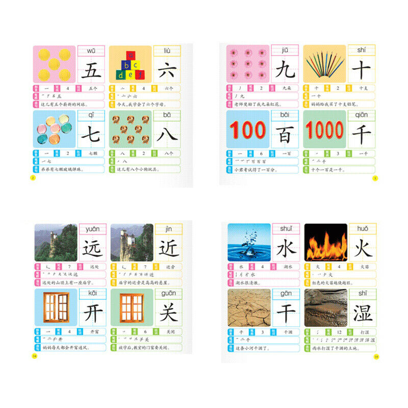 1280 Words Chinese Books Learn Chinese Teaching Material Chinese characters Book