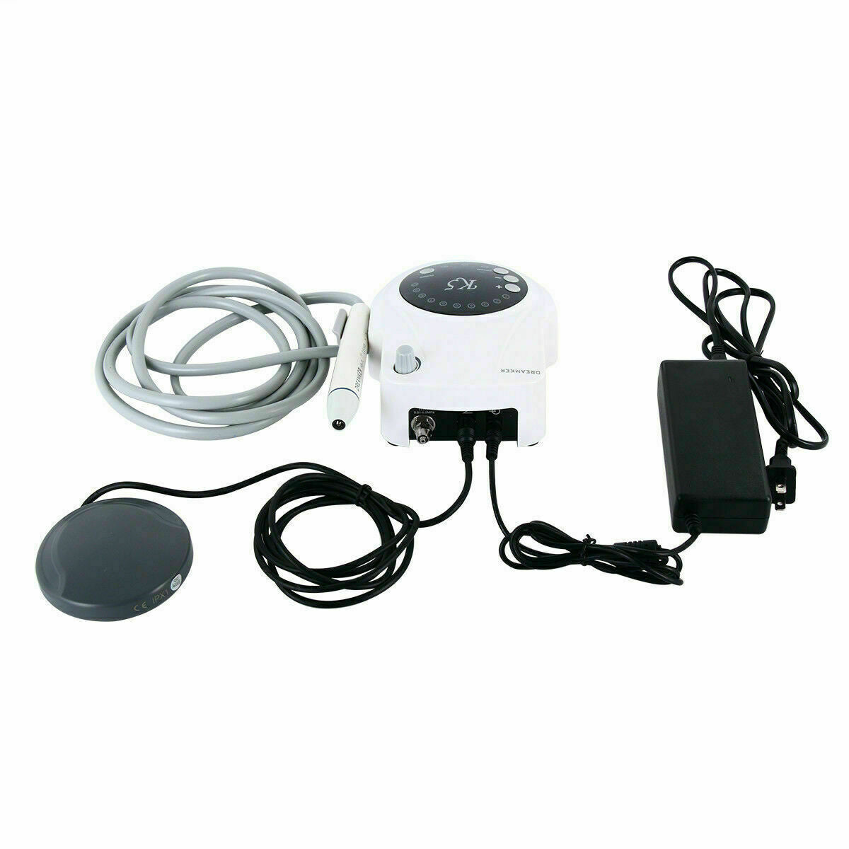 Dental LED Ultrasonic Scaler Piezo Fiber Optic Handpiece+ tips DREAMKE K5 CA