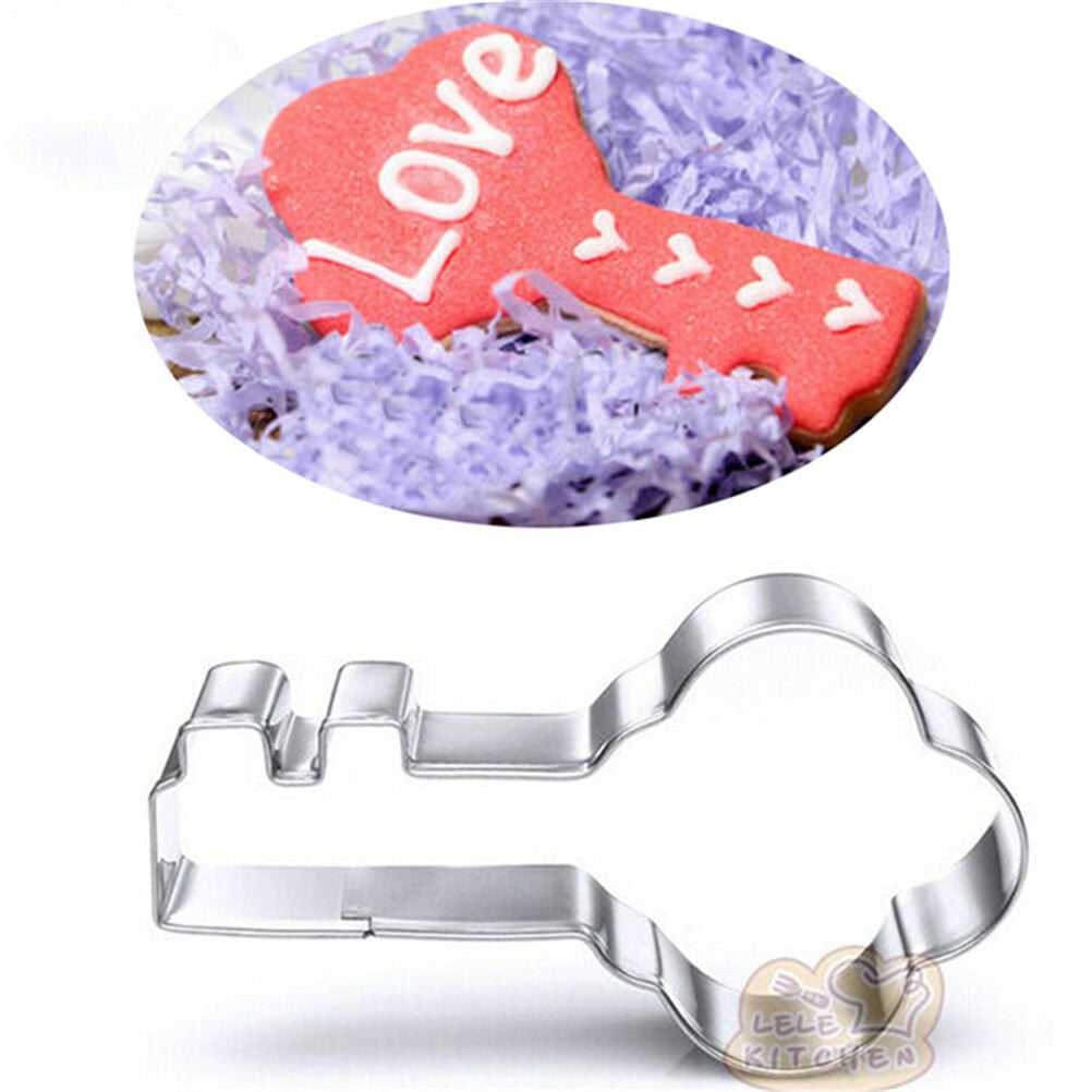 Novelty Key Style Cookie Cutter Pastry Fondant Cake Biscuit Pastry Mold Tool Tt