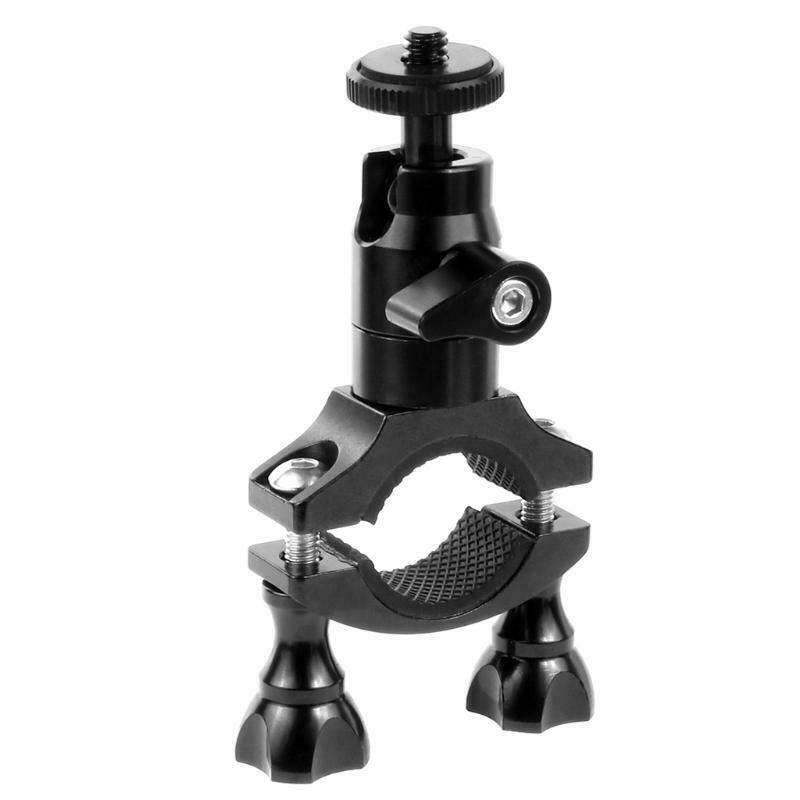 Motor Bike Bracket Clamp 360 Degree Rotation For GO PRO AKASO EK7000 4K Durable