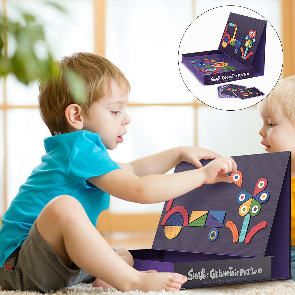70Pcs  Puzzles Board Montessori Logical Challenge Toys Play Set