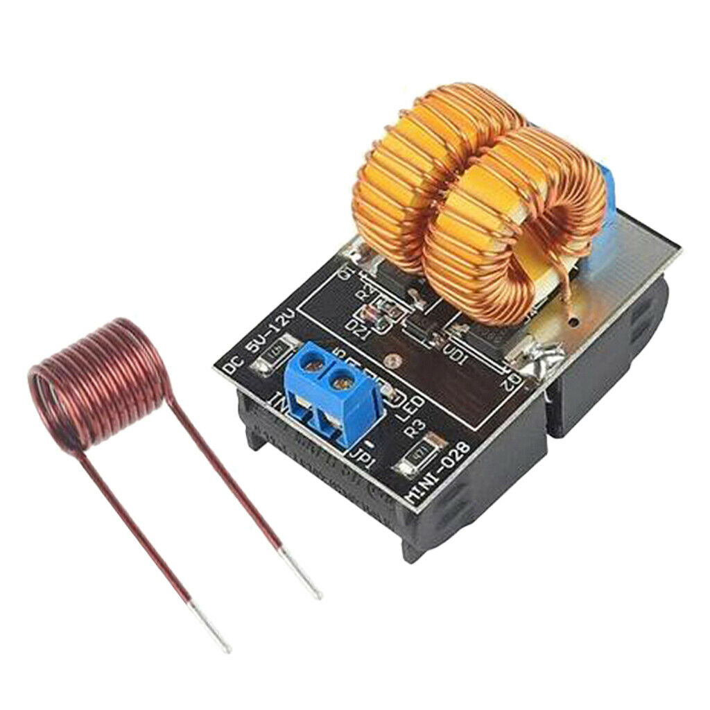 Mini ZVS Induction Heating Power Board Module with Tesla Coil 150W 5V-12V