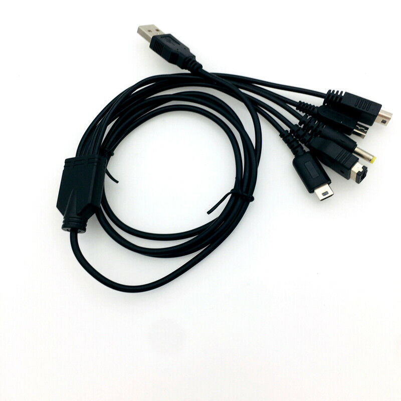 10pcs USB Charger Charging Cable Cords for NDSL/NDSI XL 3DS LL/PSP/WII U GBA SP