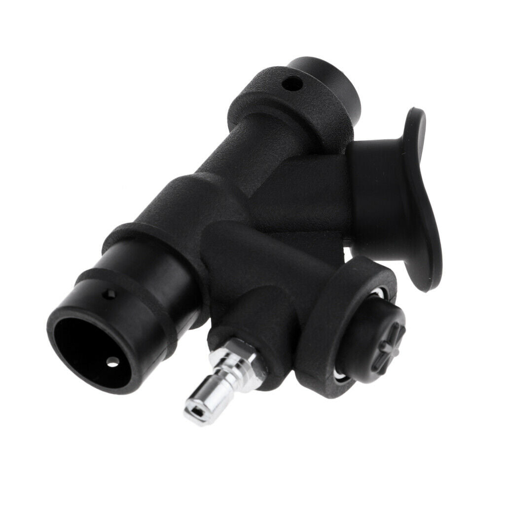 Scuba Diving BCD 45-Degree Oral Power Inflator - Universal fit - Quick and Easy