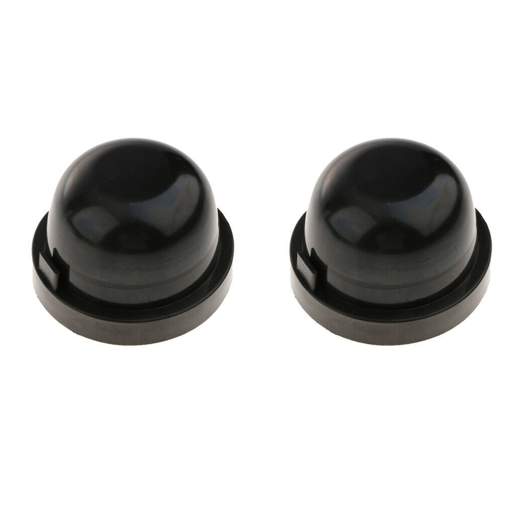 2 Pieces Dustproof Housing Seal Caps + 2x Car LED Bulb Base Clip Retainer