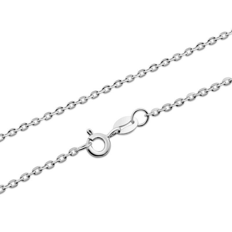 Ladies White Diamond Heart Pendant Necklace Fashion Women Jewellery Love Gift HN