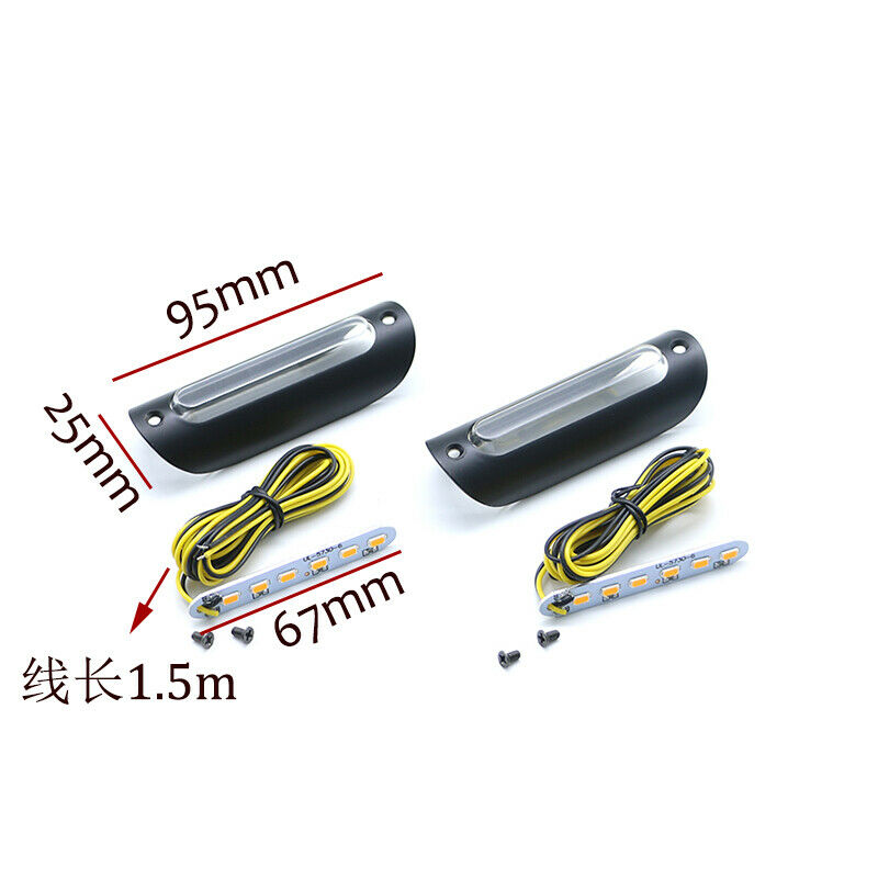 25mm 1" Handlebar Signal Light Waterproof Handlebar LED Light For Universal Bike