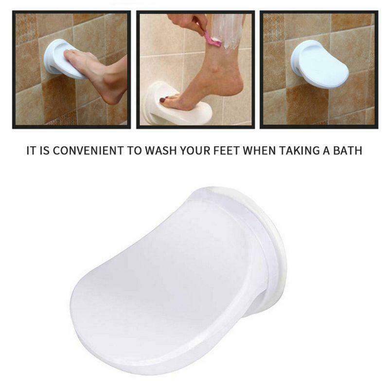 Plastic Bathroom Shower Shaving Leg Aid Foot Rest  Non Slip Suction Cup Step