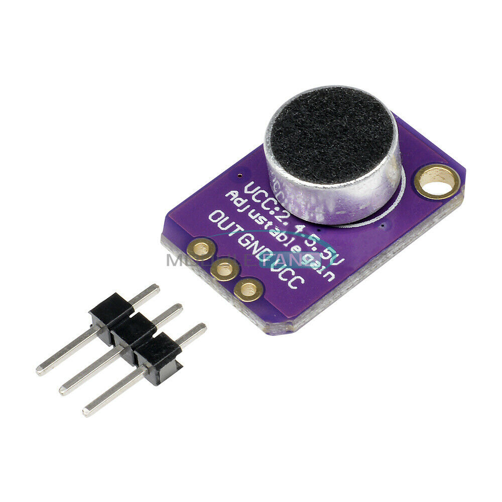 2PCS Microphone Amplifier Module MAX4466 w/ Adjustable Gain For Arduino