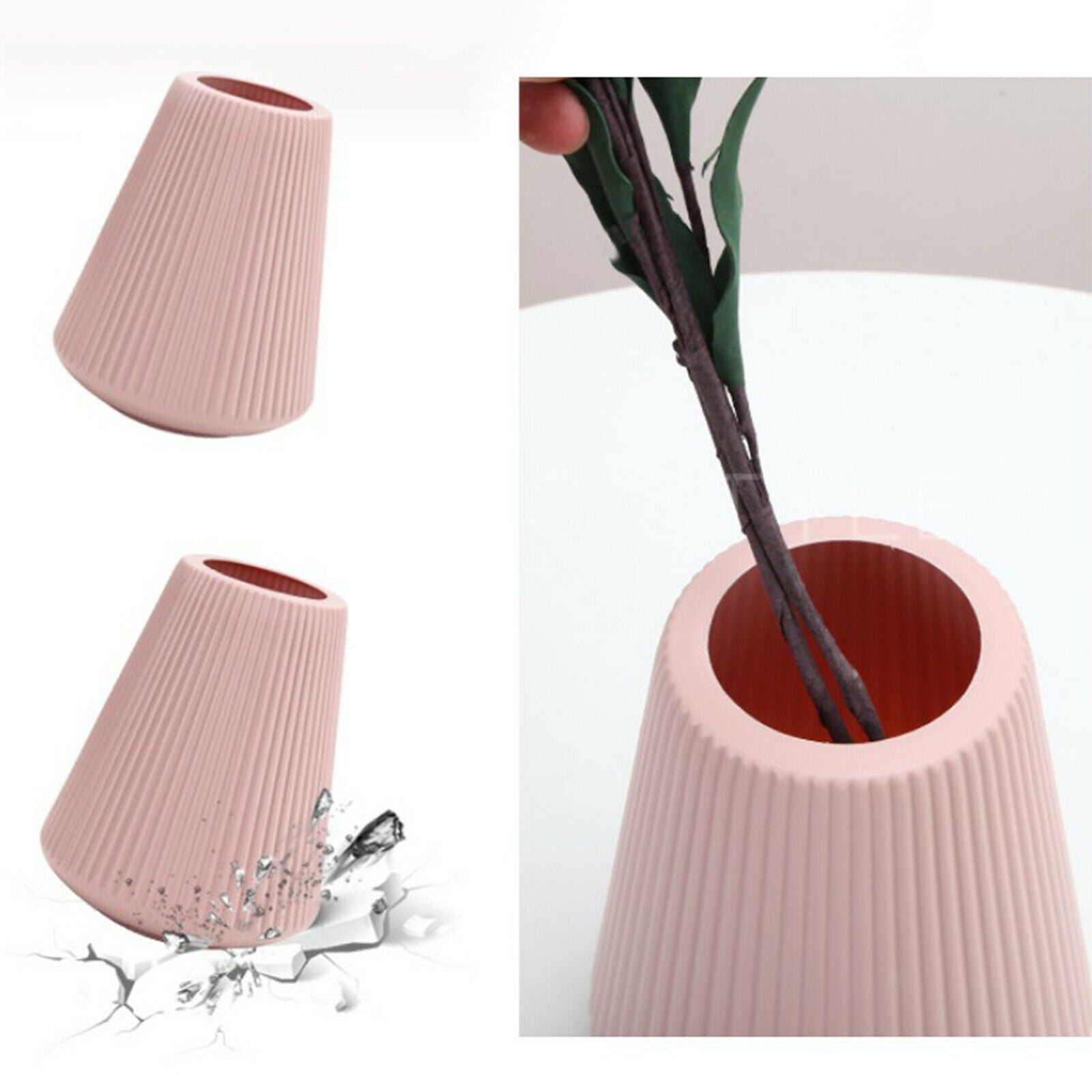 Creative Nordic Simple Plastic Vase For Dried Hydroponic Flower Arrangements