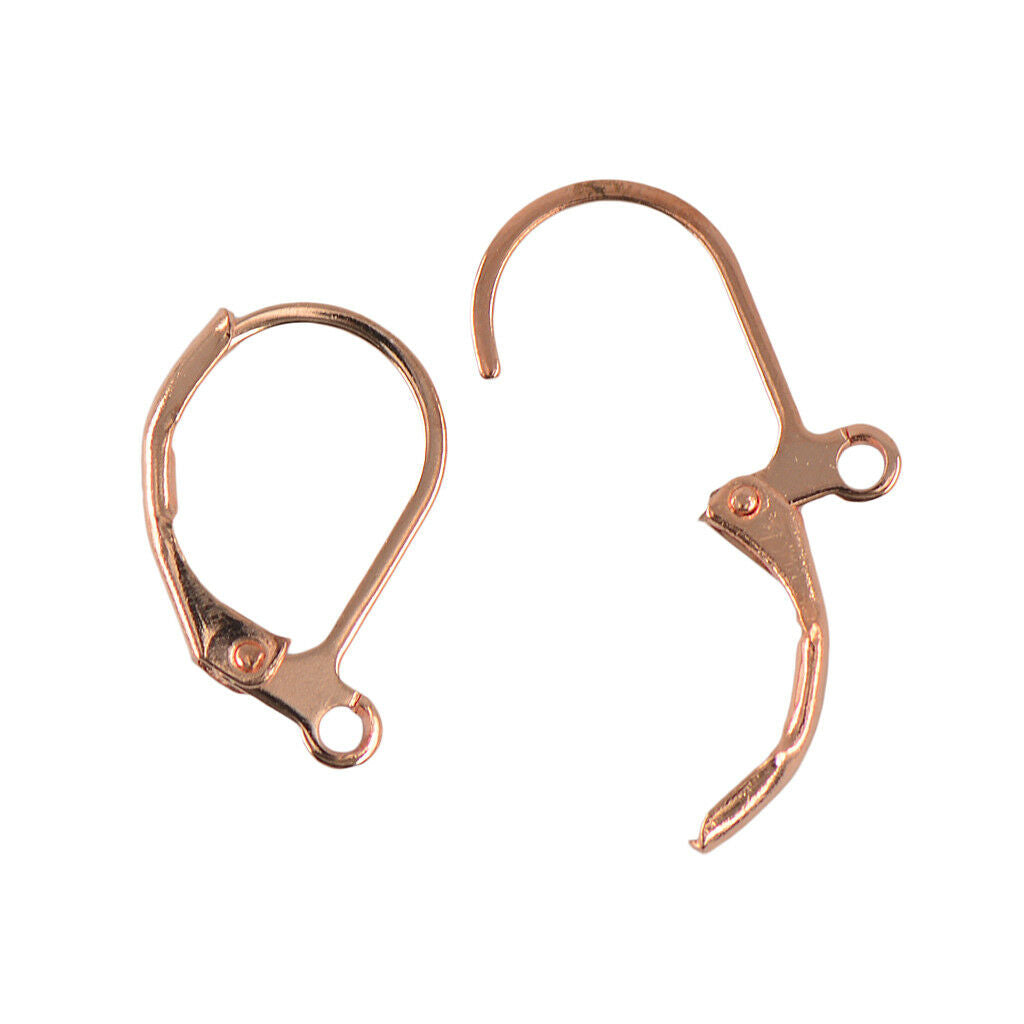 100pcs French Hooks Ear Wire Connector Lever Back Earrings Finding Wholesale