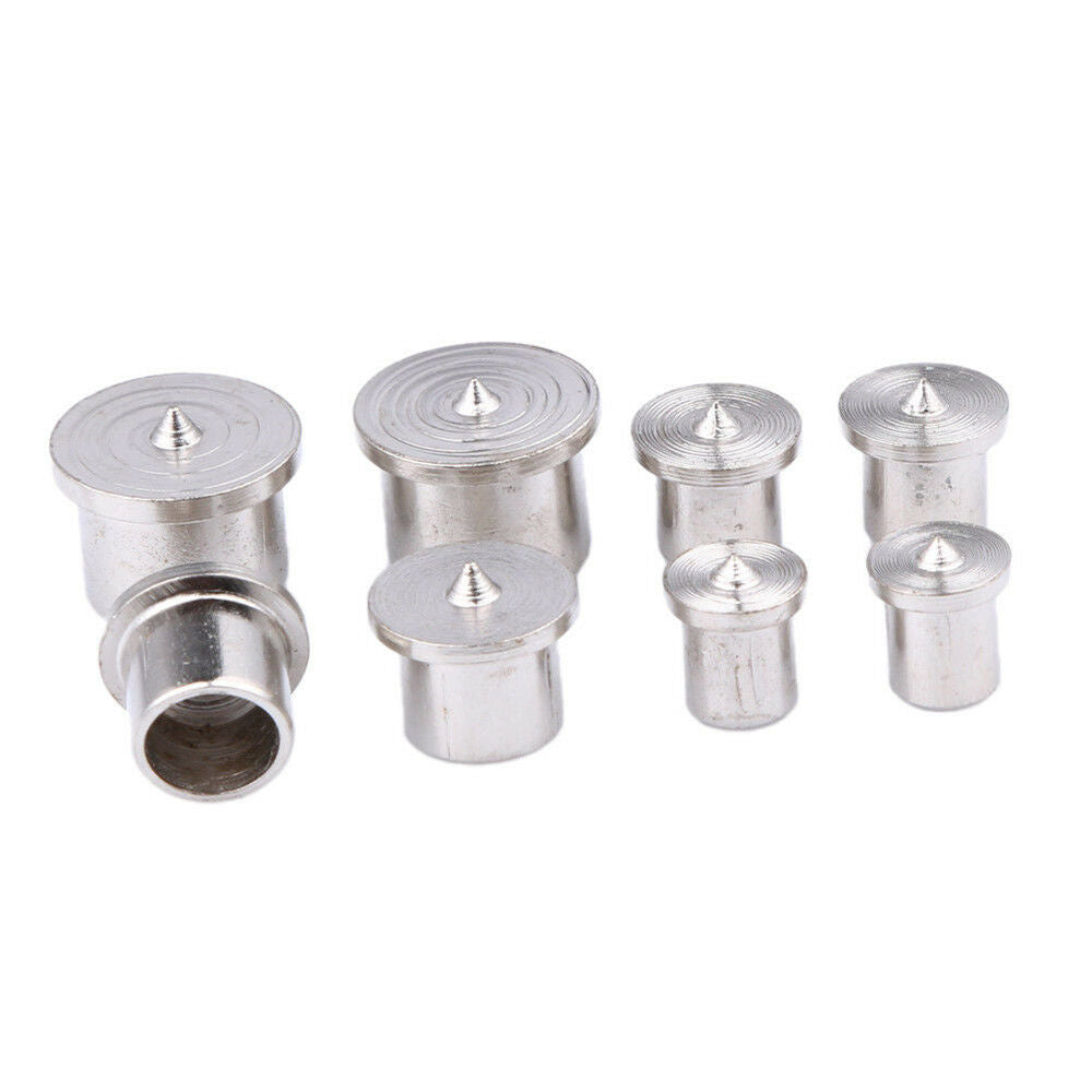 8Pcs Dowel Pins Center Point Kit Woodworking Craft Clamp Steel Tools 6/8/10/12mm