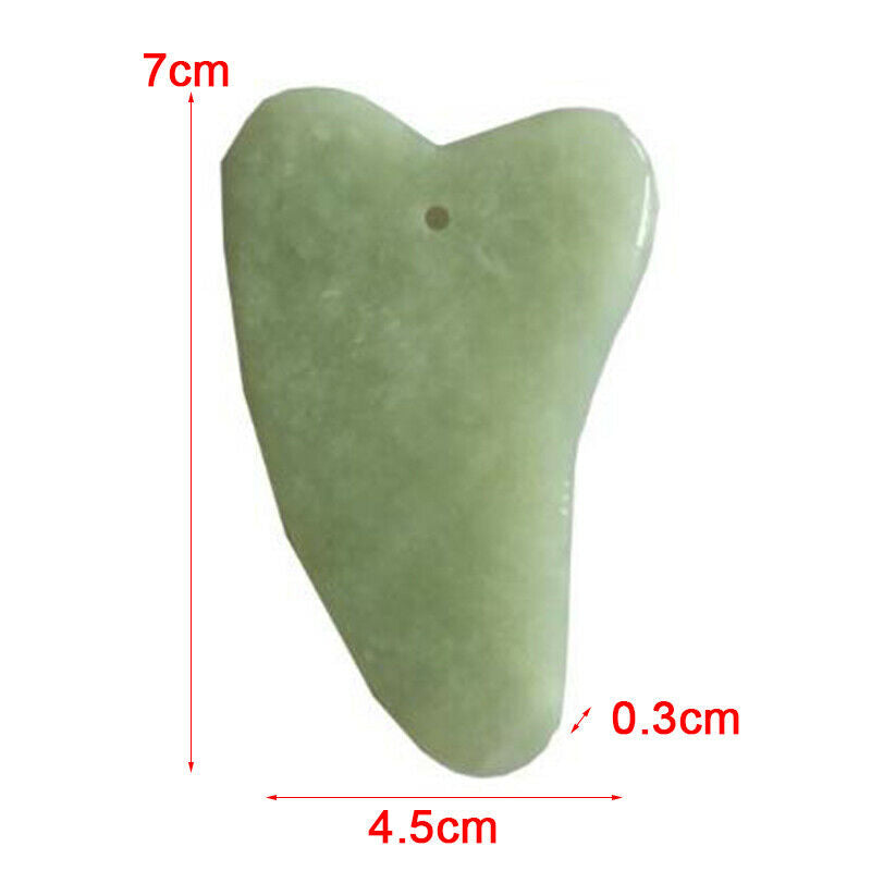 1PC Guasha Jade Board Scraper Tool SPA Salon Body Massager Health Care To.l8