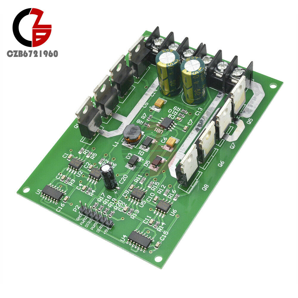 3V-36V Dual Motor Driver Board Module H-bridge DC MOSFET IRF3205 15A Peak 30A