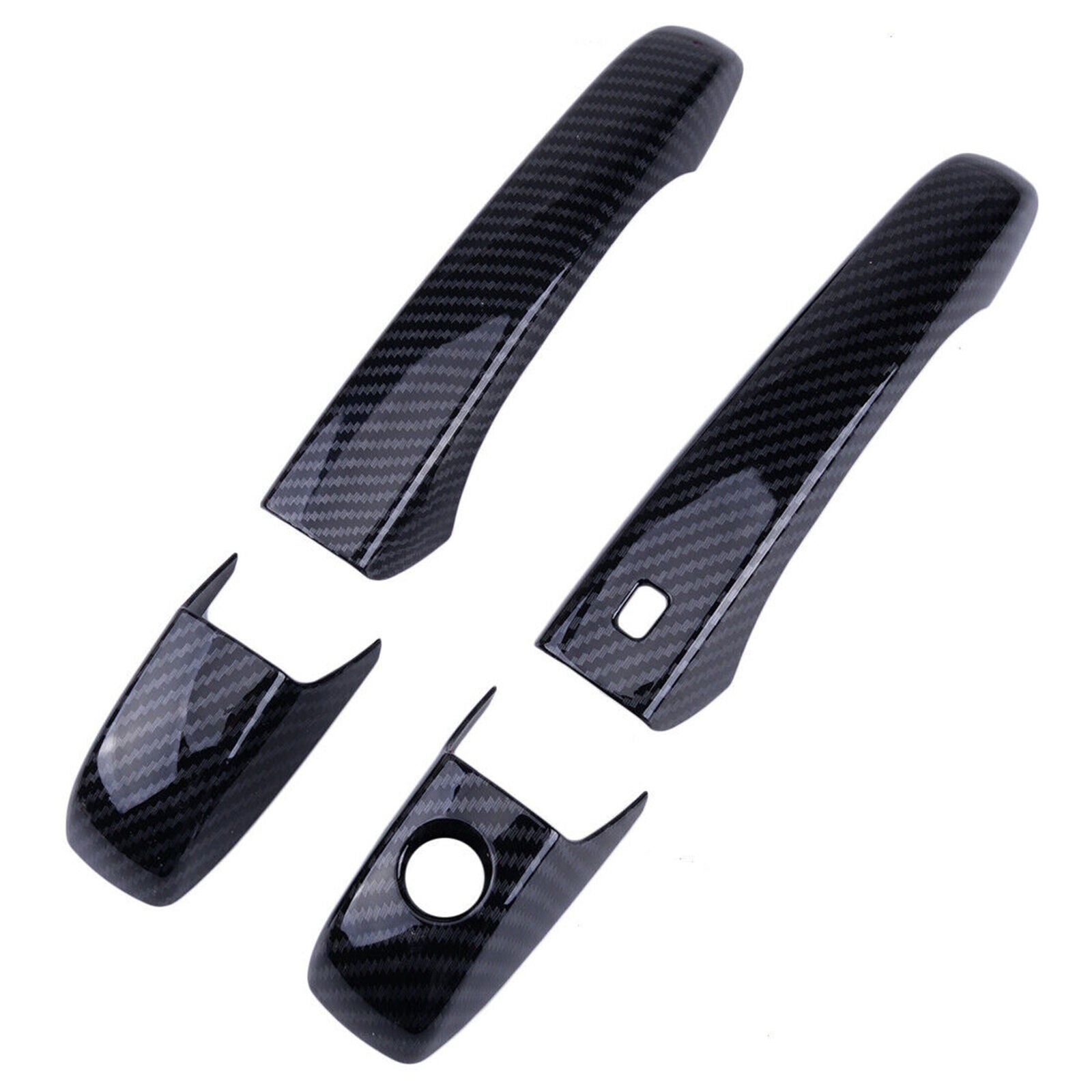 Decor Carbon Fiber Door Handle Cover Trim Fit for Jeep Grand Cherokee / Patriot